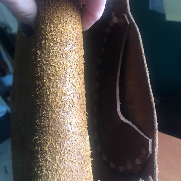 Leather stud and crystal shoulder bag - Picture 7 of 8